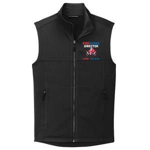 Fireworks Director I Run You Run 4th Of July Usa Flag Pride Gift Collective Smooth Fleece Vest