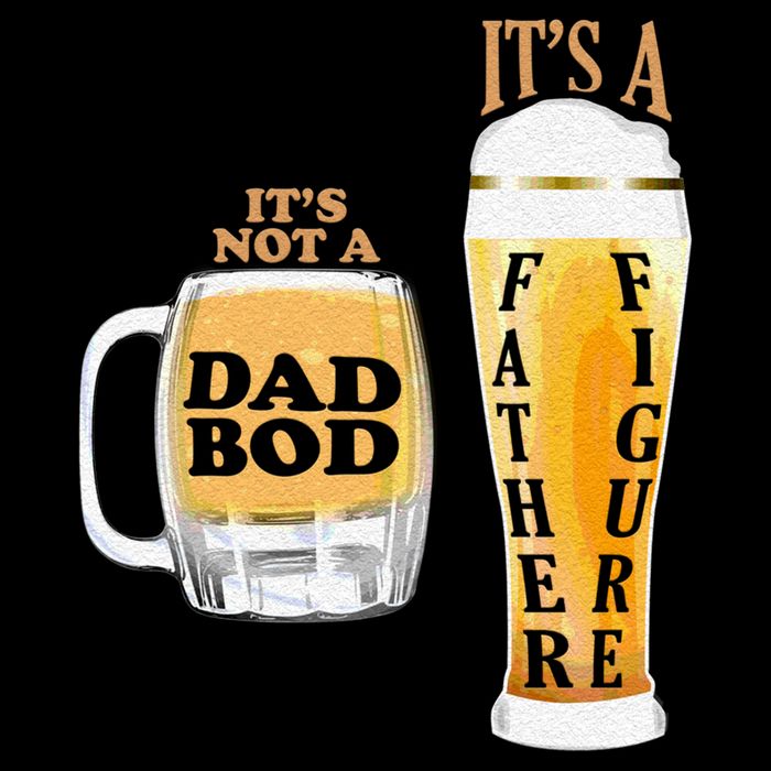 Fathers Day Its Not A Dad Bod Its A Father Figure Beer Mug Gift 7-Panel Snapback Hat