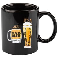 Fathers Day Its Not A Dad Bod Its A Father Figure Beer Mug Gift 11oz C Handle Ceramic Mug