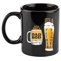 Fathers Day Its Not A Dad Bod Its A Father Figure Beer Mug Gift 11oz C Handle Ceramic Mug