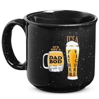 Fathers Day Its Not A Dad Bod Its A Father Figure Beer Mug Gift 15oz Campfire Ceramic Mug