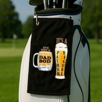 Fathers Day Its Not A Dad Bod Its A Father Figure Beer Mug Gift Golf Towel
