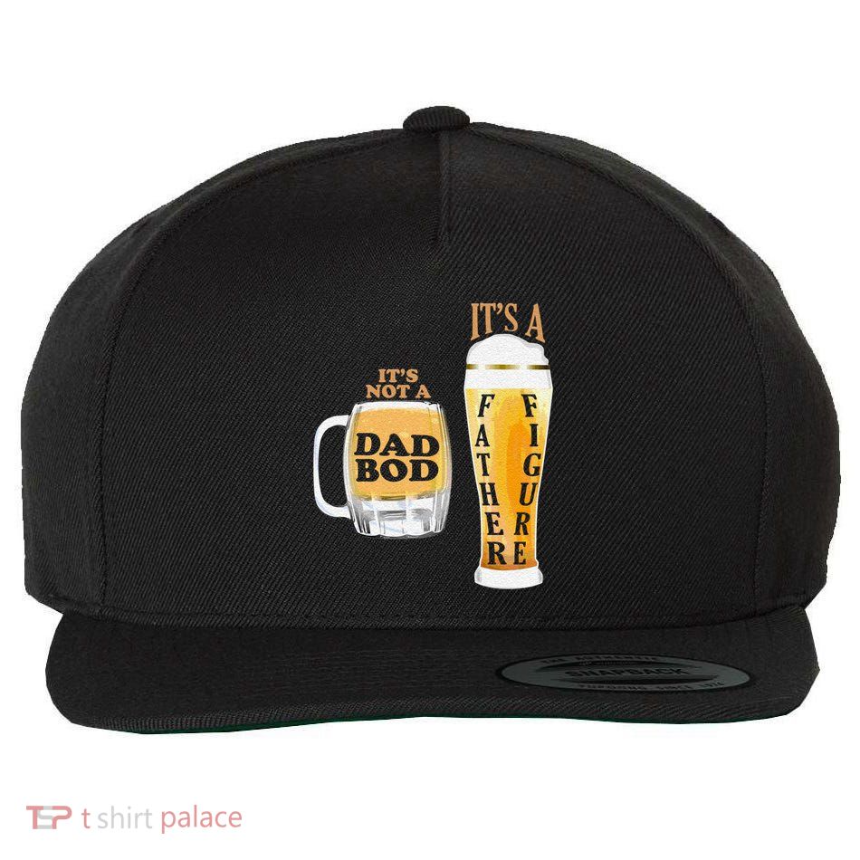 Fathers Day Its Not A Dad Bod Its A Father Figure Beer Mug Gift Wool Snapback Cap