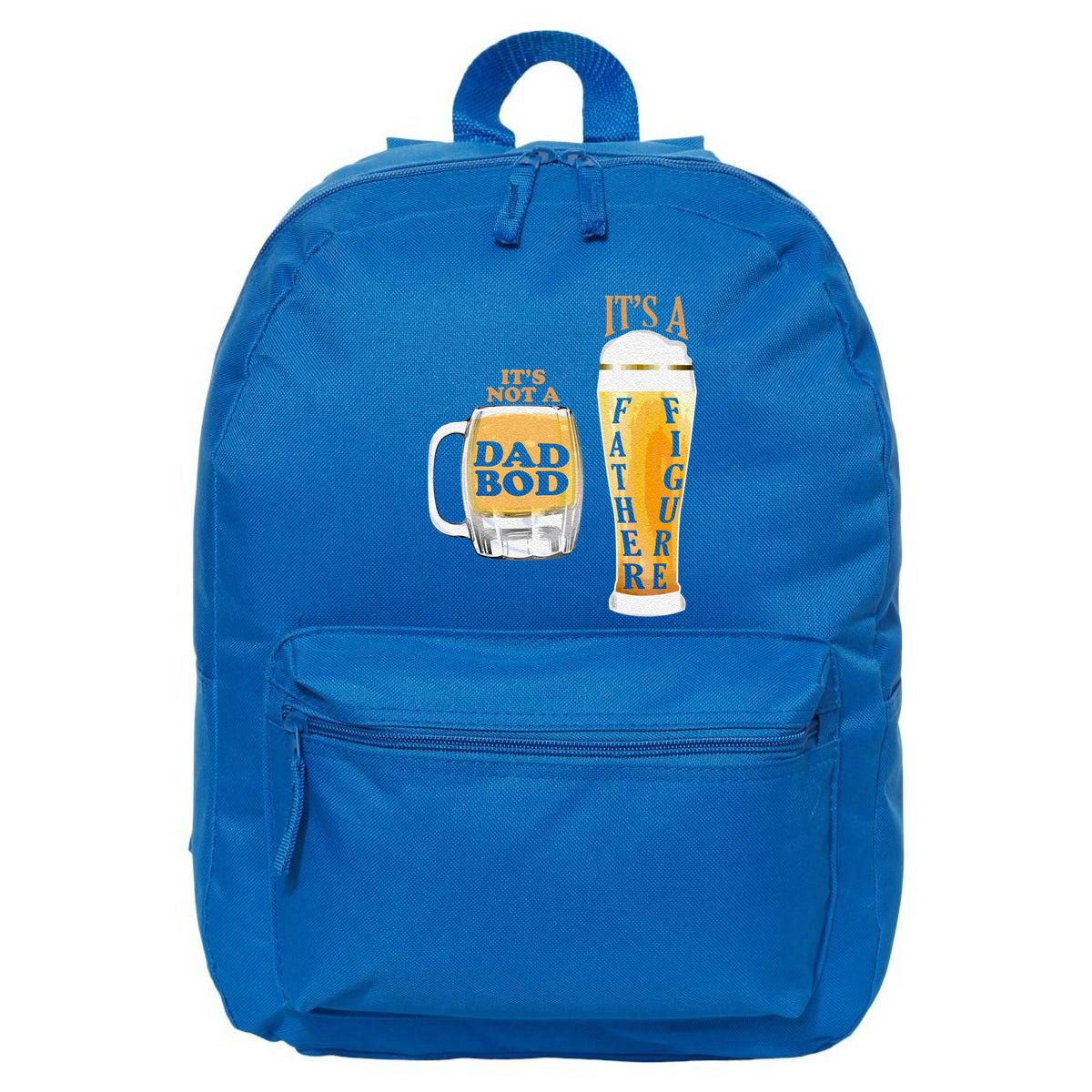 Fathers Day Its Not A Dad Bod Its A Father Figure Beer Mug Gift 16 in Basic Backpack