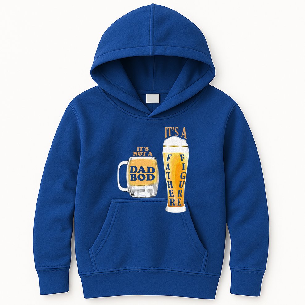 Fathers Day Its Not A Dad Bod Its A Father Figure Beer Mug Gift Kids Hoodie