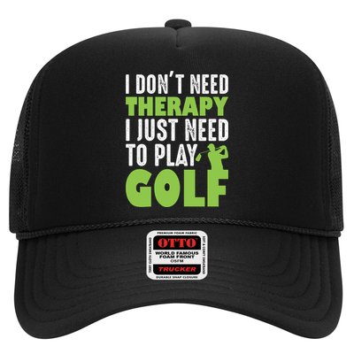 Father's Day I Just Need To Play Golf Gift For Dad Trucker Hat