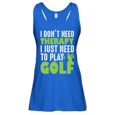 Father's Day I Just Need To Play Golf Gift For Dad Ladies Essential Flowy Tank