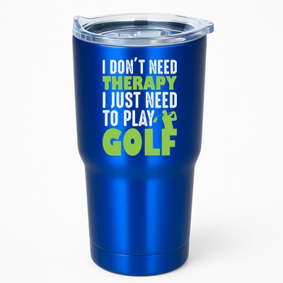 Father's Day I Just Need To Play Golf Gift For Dad Tumbler