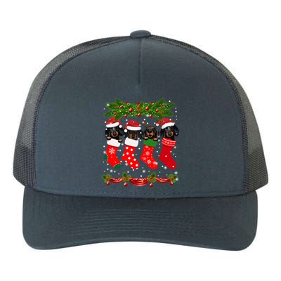 Funny Dachshund In Socks Christmas Dog Lovers Xmas Sweater Meaningful Gift Yupoong Adult 5-Panel Trucker Hat