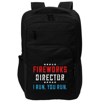 Fireworks Director If I Run You Run Impact Tech Backpack