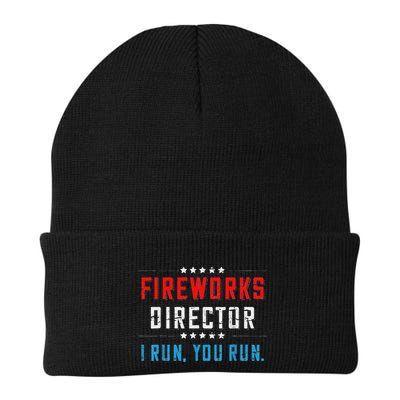 Fireworks Director If I Run You Run Knit Cap Winter Beanie