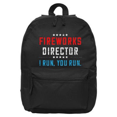 Fireworks Director If I Run You Run 16 in Basic Backpack