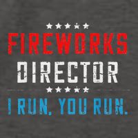Fireworks Director If I Run You Run Vector Backpack