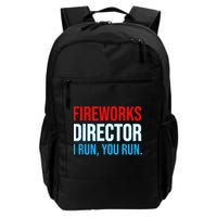 Fireworks Director I Run You Run Funny 4th Of July Party Backpack