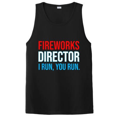 Fireworks Director I Run You Run Funny 4th Of July Party PosiCharge Competitor Tank