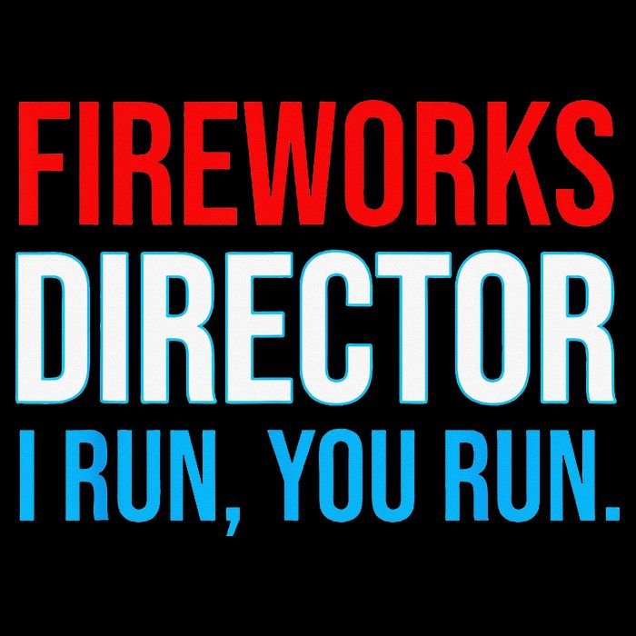 Fireworks Director I Run You Run Funny 4th Of July Party Womens T-Shirt