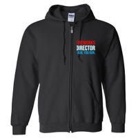 Fireworks Director I Run You Run Funny 4th Of July Party Full Zip Hoodie
