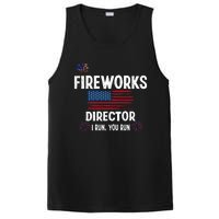 Fireworks Director I Run You Run Flag Funny Gift 4th Of July PosiCharge Competitor Tank