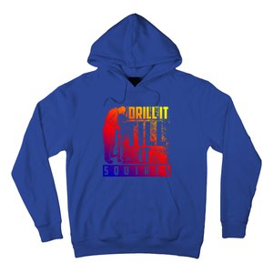 Funny Drill It Till It Squirts For Ice Fishing Lovers Cool Gift Hoodie