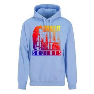 Funny Drill It Till It Squirts For Ice Fishing Lovers Cool Gift Unisex Surf Hoodie