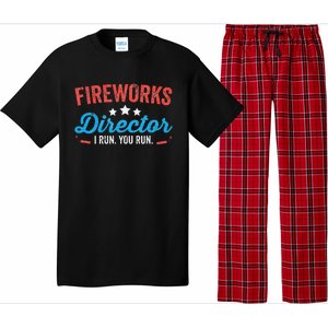 Fireworks Director I Run You Run Funny 4th Of July Pajama Set