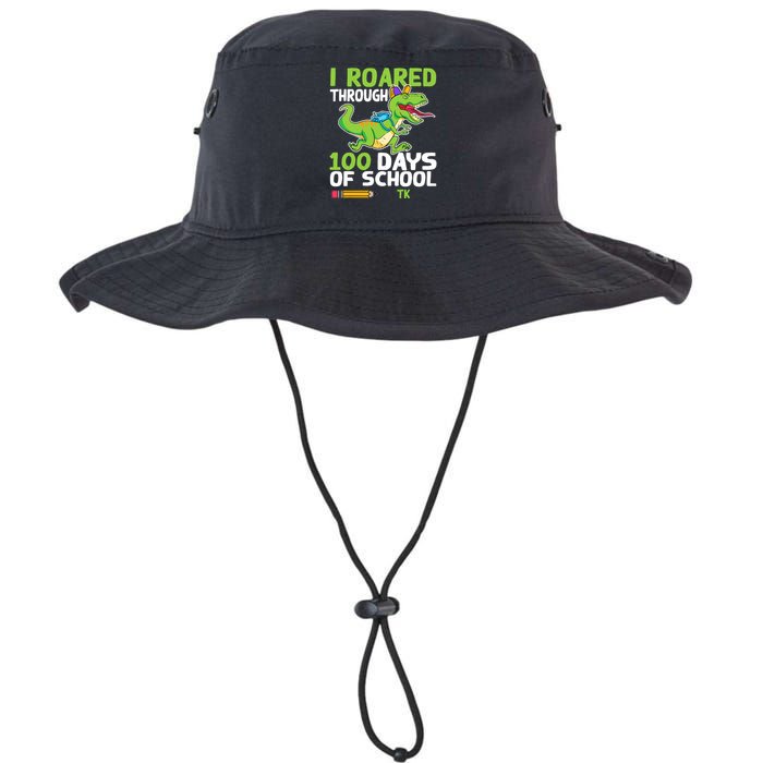 Fun Dinosaur I Roared Through 100 Days Of School Tk Legacy Cool Fit Booney Bucket Hat