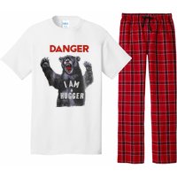 Funny Danger Im Hugger Bear Sun Nerd Geek Graphic Pajama Set