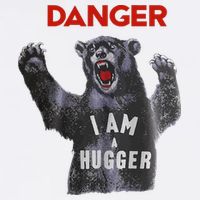 Funny Danger Im Hugger Bear Sun Nerd Geek Graphic Flat Bill Trucker Hat