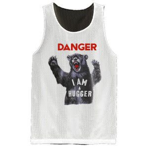 Funny Danger Im Hugger Bear Sun Nerd Geek Graphic Mesh Reversible Basketball Jersey Tank