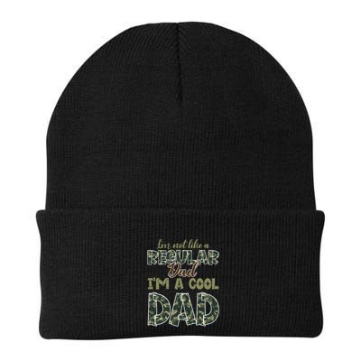 Father's Day I'm Not Like A Regular Dad I'm A Cool Dad Camo Beanie