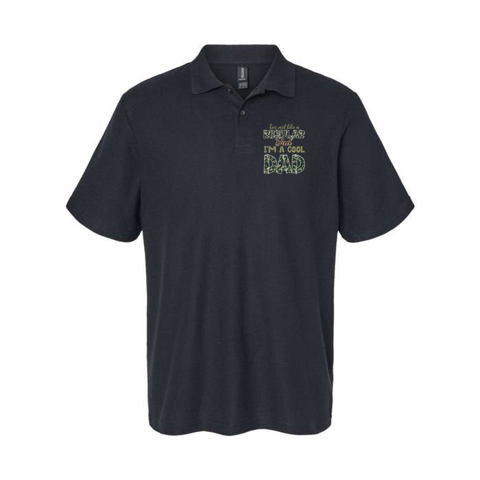 Father's Day I'm Not Like A Regular Dad I'm A Cool Dad Camo Polo