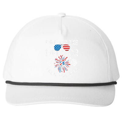 Fireworks Director If I Run You Run Funny 4th of July Snapback Five-Panel Rope Hat