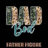 Father's Day It's Not A Dad Bod It's A Father Figure Camo Impact Tech Backpack