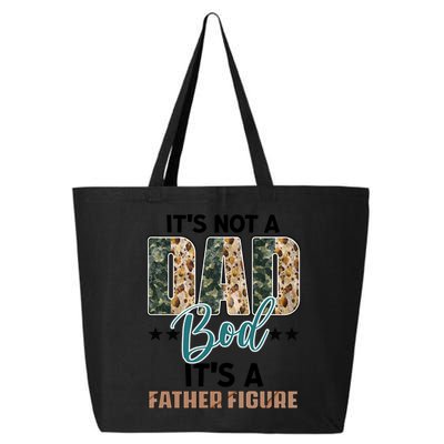 Father's Day It's Not A Dad Bod It's A Father Figure Camo 25L Jumbo Tote