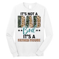 Father's Day It's Not A Dad Bod It's A Father Figure Camo Long Sleeve Shirt