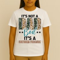 Father's Day It's Not A Dad Bod It's A Father Figure Camo T-Shirt