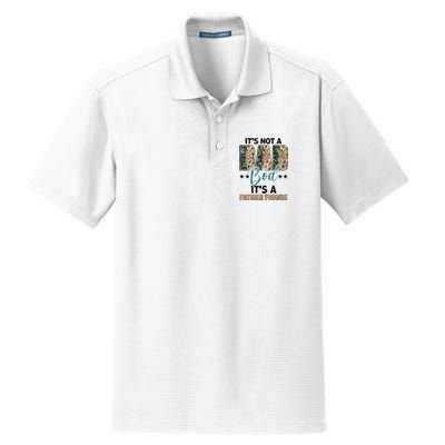 Father's Day It's Not A Dad Bod It's A Father Figure Camo Dry Zone Grid Polo