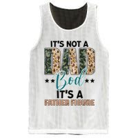 Father's Day It's Not A Dad Bod It's A Father Figure Camo Mesh Reversible Basketball Jersey Tank