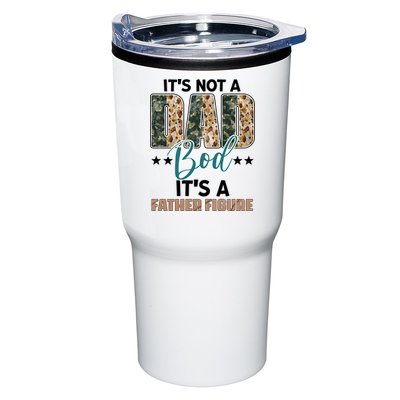 Father's Day It's Not A Dad Bod It's A Father Figure Camo Tumbler