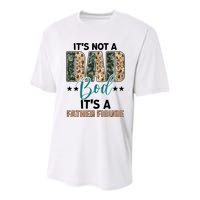 Father's Day It's Not A Dad Bod It's A Father Figure Camo Youth Performance Sprint T-Shirt
