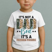 Father's Day It's Not A Dad Bod It's A Father Figure Camo Toddler T-Shirt