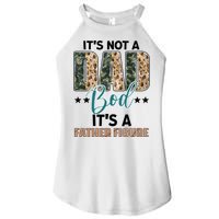 Father's Day It's Not A Dad Bod It's A Father Figure Camo Women's Perfect Tri Rocker Tank