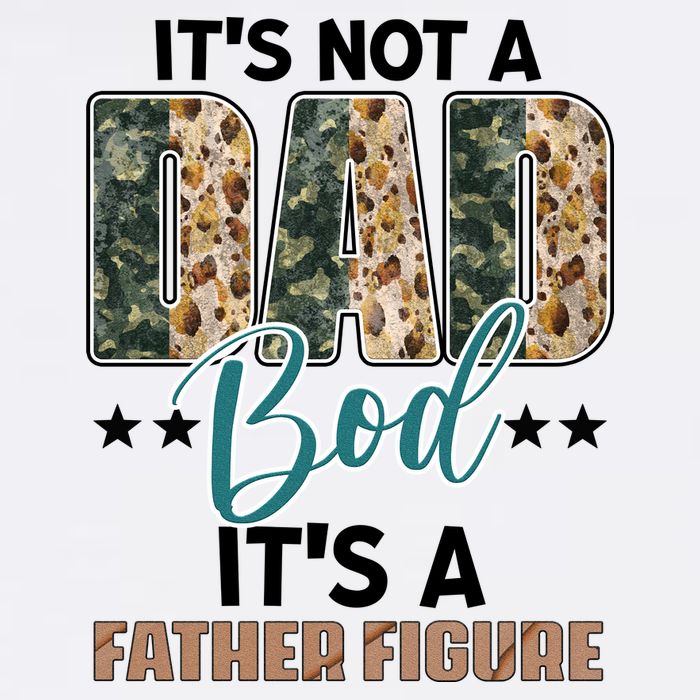 Father's Day It's Not A Dad Bod It's A Father Figure Camo Wool Snapback Cap