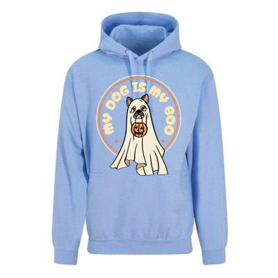 Funny Dog Is My Boo Halloween Ghost Dog Lover Costume Cool Gift Unisex Surf Hoodie