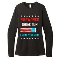 Fireworks Director I Run You Run Funny 4th Of July Womens CVC Long Sleeve Shirt