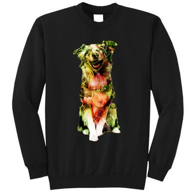 Figherfighter Dog Illustration Sweatshirt