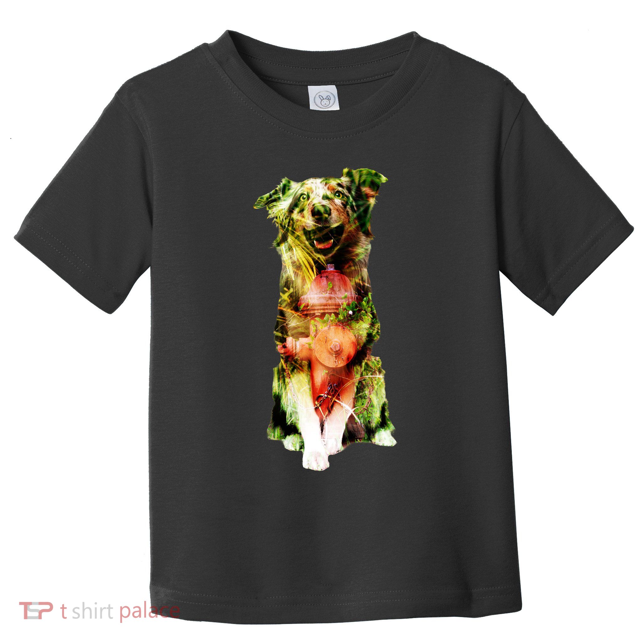 Figherfighter Dog Illustration Toddler T-Shirt