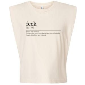 Feck Definition Irish Gift Garment-Dyed Women's Muscle Tee