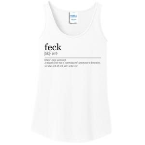 Feck Definition Irish Gift Ladies Essential Tank