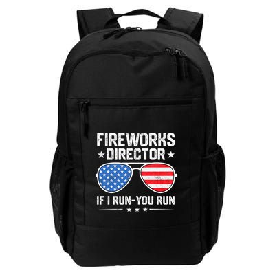 Fireworks Director If I Run You Run For 4th Of July Daily Commute Backpack